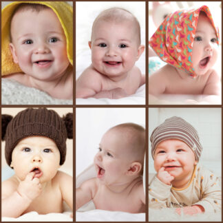Pregnancy Wall Posters – Set of 6 A3 Inspirational Laminated Prints for Maternity Room Dé