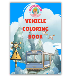 Vehicles Coloring Book for Kids – Fun on Wheels with Drawing Activities | Ages 3 to 6 [Paperbac