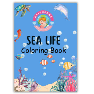 Sea Animals Coloring Book for Kids – Underwater Adventures in Art | Ages 3 to 6 [Paperbac